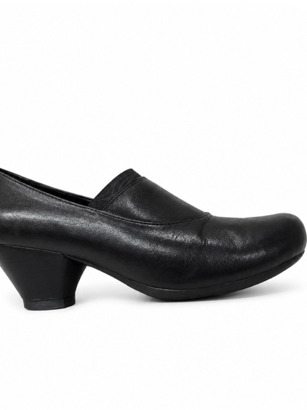 Dansko women's comfort heels leather black rounded toe Flight Attendant SZ 5.5